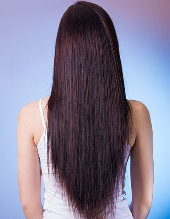 bardzo długie proste włosy